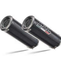 Exhaust compatible with Ducati 749 2003-2007, M3 Poppy , Dual slip-on including removable db killers and link pipes, EPA-compliant 
