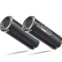 Exhaust compatible with Kawasaki Ninja 1000 2011-2016, M3 Poppy , Dual slip-on exhausts including link pipes 