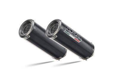 Exhaust compatible with Ducati Monster 796 2010-2014, M3 Poppy , Dual slip-on including removable db killers and link pipes, not EPA-compliant 