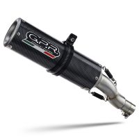 Exhaust compatible with Cf Moto 700 CL-X Heritage 2022-2024, M3 Poppy , Slip-on exhaust including removable db killer and link pipe, EPA-compliant 
