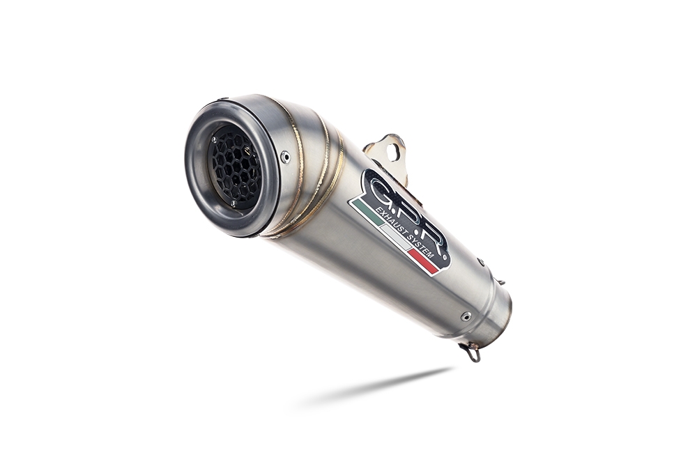 Exhaust compatible with Ducati Hyperstrada 821 2013-2016, Powercone Evo, Slip-on exhaust including removable db killer and link pipe, not EPA-compliant 