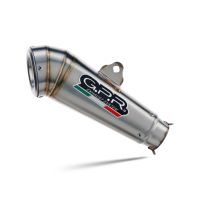 Exhaust compatible with Ducati Hyperstrada 821 2013-2016, Powercone Evo, Slip-on exhaust including removable db killer and link pipe, not EPA-compliant 