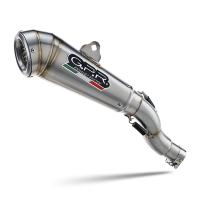 Exhaust compatible with Ducati Multistrada 1260 2018-2020, Powercone Evo, Slip-on exhaust including removable db killer and link pipe 