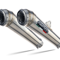 Exhaust compatible with Kawasaki Z1000 2010-2013, Powercone Evo, Dual slip-on including removable db killers and link pipes 