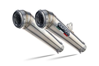 Exhaust compatible with Ducati Streetfighter 848 2011-2014, Powercone Evo, Dual slip-on including removable db killers and link pipes, EPA-compliant 