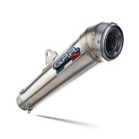 Exhaust compatible with Bmw F800GS 2016-2018, Powercone Evo, Slip-on exhaust including removable db killer and link pipe, EPA-compliant 