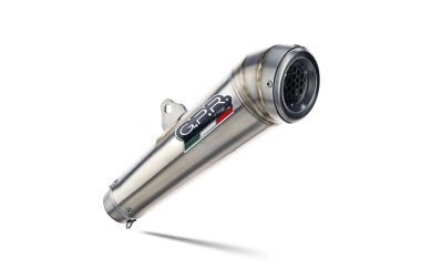 Exhaust compatible with Bmw F800GS 2016-2018, Powercone Evo, Slip-on exhaust including removable db killer and link pipe, EPA-compliant 