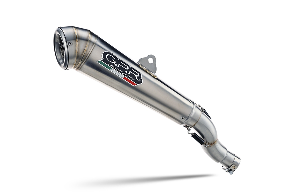 Exhaust compatible with Ktm 890 Adventure R/Rally 2025-2026, Powercone Evo, Slip-on exhaust including removable db killer and link pipe, EPA-compliant 