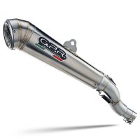 Exhaust compatible with Yamaha WR250X/R 2007-2019, Powercone Evo, Slip-on exhaust including removable db killer and link pipe, EPA-compliant 