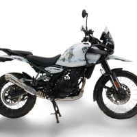 Exhaust compatible with Royal Enfield Guerrilla 450 2024-2025, Powercone Evo, Slip-on exhaust including removable db killer and link pipe, EPA-compliant 