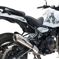 Exhaust compatible with Royal Enfield Guerrilla 450 2024-2025, Powercone Evo, Slip-on exhaust including removable db killer and link pipe, EPA-compliant 