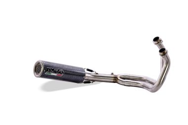 Exhaust compatible with Kawasaki Ninja 400 2023-2025, M3 Poppy , Full system exhaust 