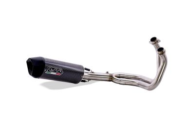 Exhaust compatible with Kawasaki Ninja 650 EX650M 2023-2024, Furore Evo4 Poppy, Full system exhaust, including removable db killer 