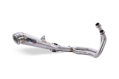 Exhaust compatible with Yamaha FZ-7 MT07 2021-2024, Powercone Evo, Full system exhaust, including removable db killer 