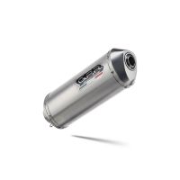 Exhaust compatible with Aprilia Mana 850 Gt 2007-2016, Satinox, Mid-Full system exhaust including removable db killer 