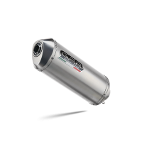 Exhaust compatible with Kawasaki Z-125 2019-2020, Satinox, Slip-on exhaust including removable db killer and link pipe 