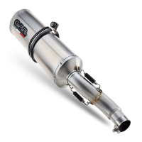 Exhaust compatible with Kawasaki Versys 650 2015-2016, Satinox , Full system exhaust, including removable db killer 
