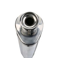 Exhaust compatible with Honda Transalp XL650V 2000-2006, Trioval, Slip-on exhaust including removable db killer and link pipe, EPA-compliant 