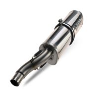 Exhaust compatible with Yamaha Xt 660 X-R 2004-2014, Trioval, Dual slip-on including removable db killers and link pipes, not EPA-compliant 