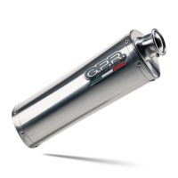 Exhaust compatible with Bmw R1200GS - Adventure 2005-2009, Trioval, Slip-on exhaust including removable db killer and link pipe, EPA-compliant 