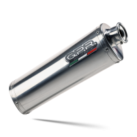 Exhaust compatible with Moto Guzzi V85TT 2021-2024, Trioval, Slip-on exhaust including removable db killer and link pipe 