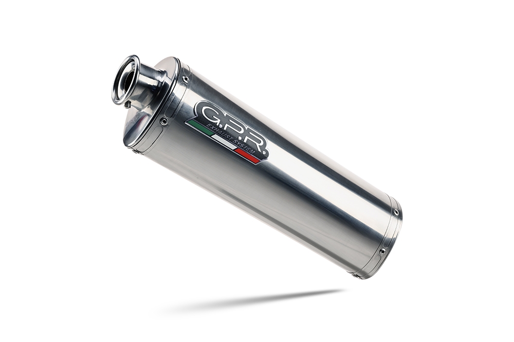 Exhaust compatible with Honda Transalp XL650V 2000-2006, Trioval, Slip-on exhaust including removable db killer and link pipe, EPA-compliant 