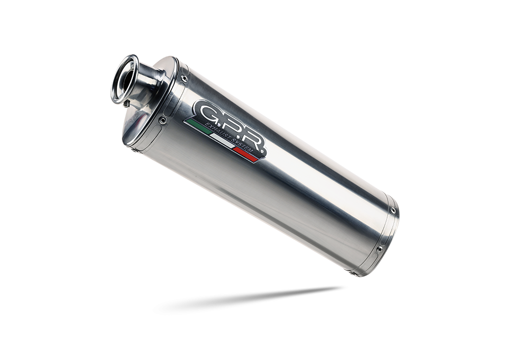 Exhaust compatible with Suzuki DRZ400SM 2005-2025, Trioval, Slip-on exhaust including removable db killer and link pipe 