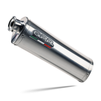 Exhaust compatible with Suzuki DRZ400SM 2005-2025, Trioval, Slip-on exhaust including removable db killer and link pipe 