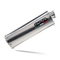 Exhaust compatible with Bmw R1200GS - Adventure 2005-2009, Trioval, Slip-on exhaust including removable db killer and link pipe, EPA-compliant 