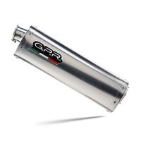 Exhaust compatible with Honda Transalp XL650V 2000-2006, Trioval, Slip-on exhaust including removable db killer and link pipe, EPA-compliant 