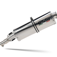 Exhaust compatible with Husqvarna TE 610 E - SM 610 2000-2004, Trioval, Mid-Full system exhaust including removable db killer 