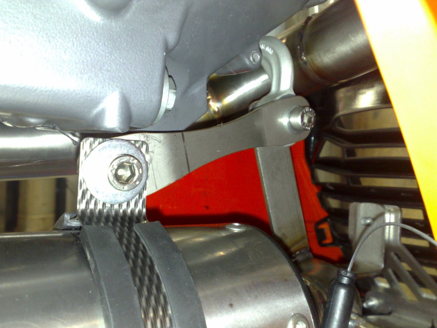 Exhaust compatible with Ktm 690 Duke 2008-2011, Gpe Ann. titanium, Full system exhaust, including removable db killer 