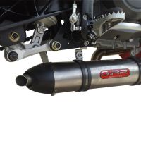 Exhaust compatible with Ktm 690 Duke 2008-2011, Gpe Ann. titanium, Full system exhaust, including removable db killer 