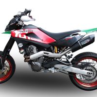 Exhaust compatible with Husqvarna Te E - Sms 410 2000-2004, Furore Nero, Mid-Full system exhaust including removable db killer 