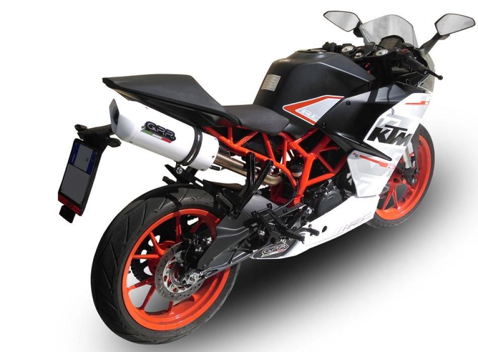 Ktm rc 125 gpr exhaust top