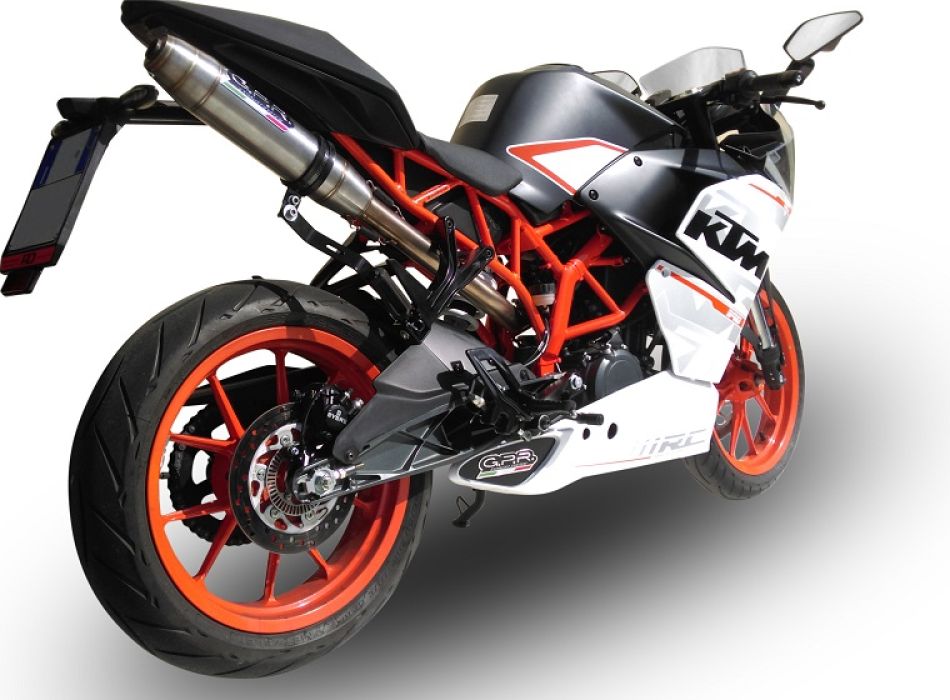 KTM RC390 2015-16年(G.P.R.マフラー) GPR exhaust compatible with Ktm RC 390 2015-2016, Deeptone Inox