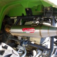 Exhaust compatible with Artic Cat Thundercat 1000 2011-2021, Deeptone Atv, Slip-on exhaust including removable db killer and link pipe, EPA-compliance NOT required 