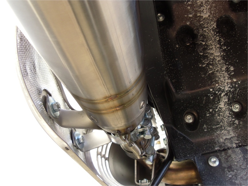 Exhaust compatible with Husqvarna TE 630 E - SMS 630 - Smr 630 2010-2014, Furore Nero, Dual slip-on including removable db killers and link pipes 