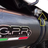 Exhaust compatible with Husqvarna TE 630 E - SMS 630 - Smr 630 2010-2014, Furore Nero, Dual slip-on including removable db killers and link pipes 