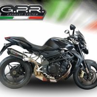 Exhaust compatible with Mv Agusta Brutale 1090 R-RR 2010-2016, Gpe Ann. Poppy, Slip-on exhaust including removable db killer and link pipe 