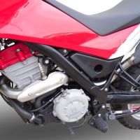 GPR exhaust compatible with  Husqvarna TERRA - STRADA TR 650  2013-2015, Albus Ceramic, Full system exhaust including removable db killer and catalyst, EPA-compliant 