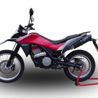 GPR exhaust compatible with  Husqvarna TERRA - STRADA TR 650  2013-2015, Furore Poppy, Full system exhaust including removable db killer and catalyst, EPA-compliant 