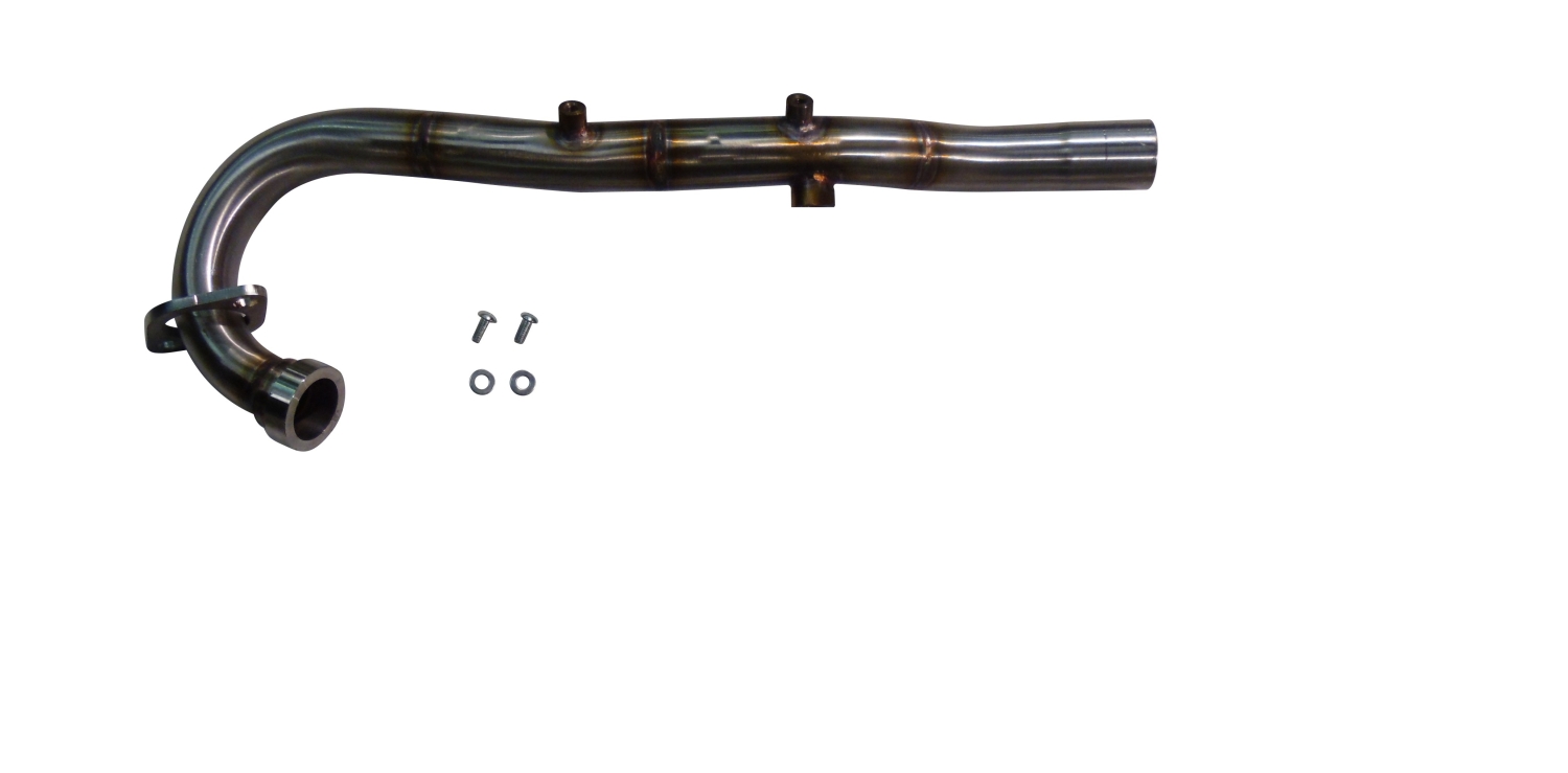 Exhaust compatible with Suzuki Rv 200 Van Van 2016-2017, Decatalizzatore, Decat pipe 
