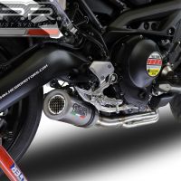 Exhaust compatible with Yamaha FJ-09 Tracer 2017-2020, M3 Inox , Full system exhaust, including removable db killer 