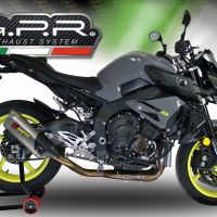 Exhaust compatible with Yamaha FZ-10 2016-2024, Decatalizzatore, Decat pipe 