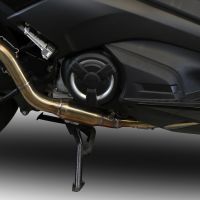 Exhaust compatible with Yamaha T-Max 530 2017-2021, Furore Nero, Full system exhaust, including removable db killer 