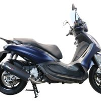 GPR exhaust compatible with  Piaggio Beverly 350  2016-2020, Evo4 Road, Full system exhaust including removable db killer and catalyst, EPA-compliant 