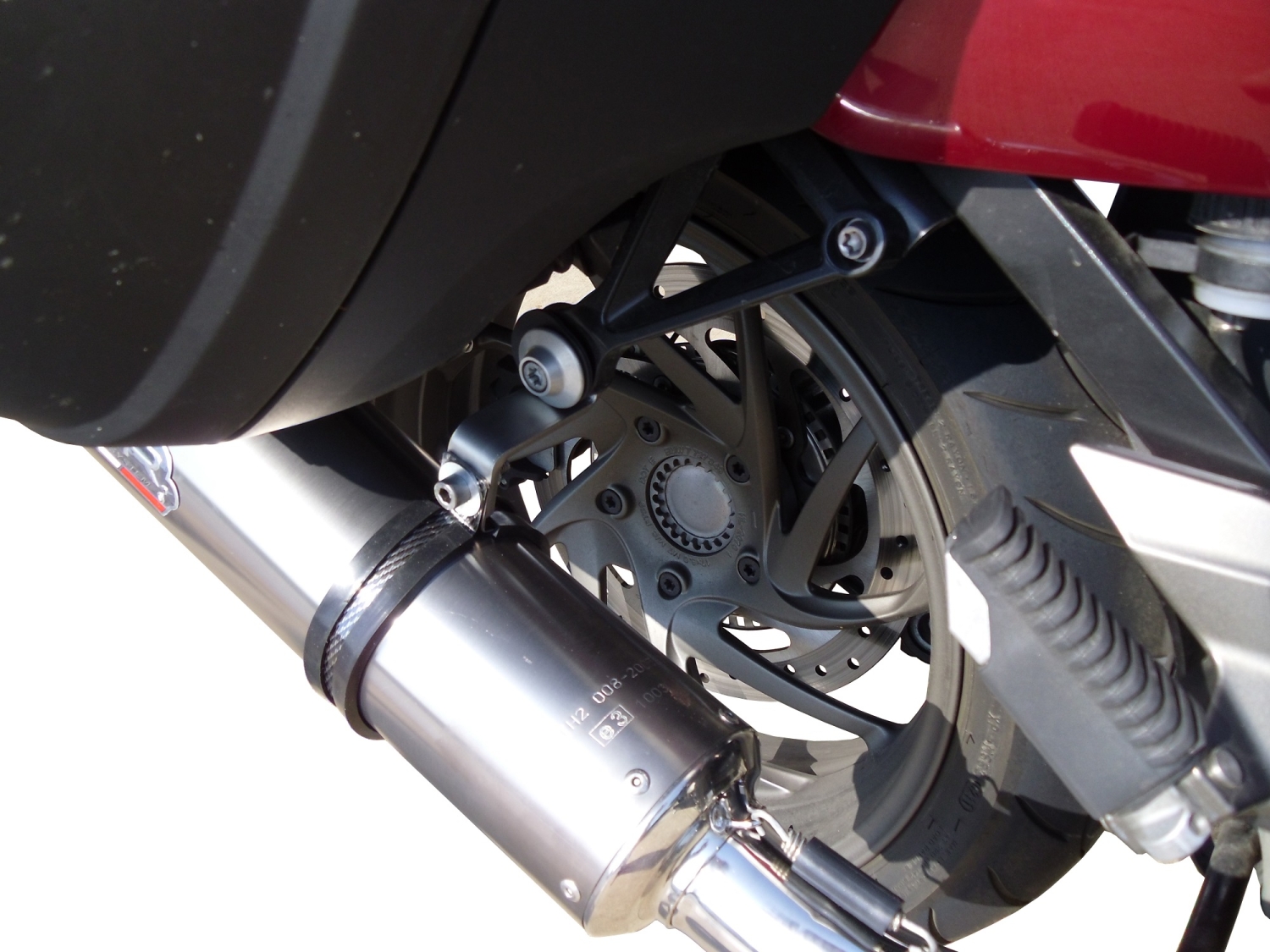Exhaust compatible with Bmw K1600GT 2022-2025, GP Evo4 Titanium, Dual slip-on including removable db killers and link pipes 