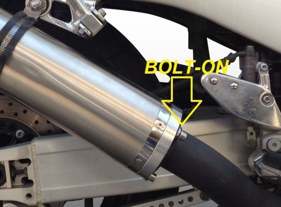 GPR exhaust compatible with Kawasaki ZXR 400 R 1990-1998, Inox
