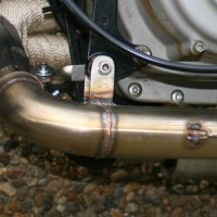 Exhaust compatible with Buell S1 Lightning 1999-2002, Gpe Ann. titanium, Slip-on exhaust including removable db killer and link pipe 